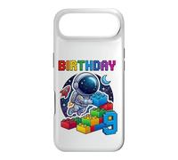 Carcasa para iPhone Air Master Builder Space Astronaut Bloques de Ladrillos de cumpleaños número 9