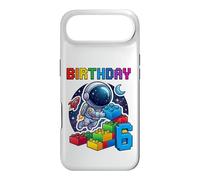Carcasa para iPhone Air Master Builder Space Astronaut - Bloques de Ladrillos para cumpleaños número 6