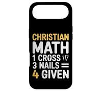 Carcasa para iPhone Air Matemáticas Cristianas Una Cruz Tres Clavos Cuatro Dados
