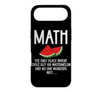 Carcasa para iPhone Air Matemáticas Sandía Número Problema Álgebra Estudiante matemático