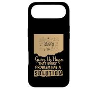 Carcasa para iPhone Air Math Gives Us Hope Problem Solution Inspirational Teacher
