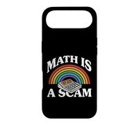 Carcasa para iPhone Air Math Is A Scam Retro Rainbow Exploding Calculator Sarcasm