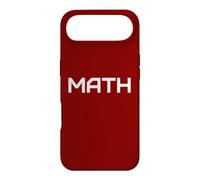 Carcasa para iPhone Air Math Lover Stem Álgebra Geometría Cálculo Diseño Minimalista
