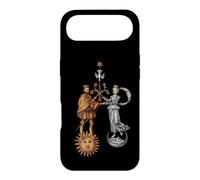 Carcasa para iPhone Air Matrimonio alquímico del Rey/Reina Sol y Luna