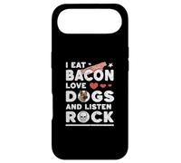Carcasa para iPhone Air ME como Tocino Amo Perros Y ESCUCHO MÚSICA Rock Vibraciones de Libertad