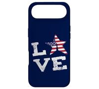 Carcasa para iPhone Air Me Encanta la Bandera de la Libertad de EE. UU., Que Dice Que es una au Pair Orgullosa Patriota