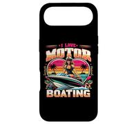 Carcasa para iPhone Air Me Encanta la lancha motora Funny Boat Captain Funny Boater Life