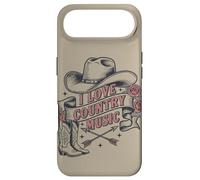Carcasa para iPhone Air Me Encanta la música Country Cowboy Boots Western Cowgirl