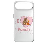 Carcasa para iPhone Air Me Encanta Punch The Baby Monkey Hearts