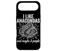 Carcasa para iPhone Air Me Gustan Las anacondas y Tal Vez 3 Personas Herping Zoo