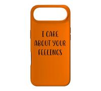 Carcasa para iPhone Air Me importan Tus Sentimientos Funny Idea White Lie Party