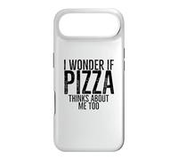 Carcasa para iPhone Air Me pregunto si la Pizza Piensa en mí Demasiado Divertido Amante de la Comida