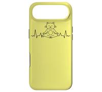 Carcasa para iPhone Air Meditación de los Chakras del Yoga ECG Cat Gato