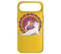 Carcasa para iPhone Air Meditación de los Chakras del Yoga Mandala Cat Pilates Gato