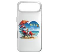 Carcasa para iPhone Air Mele Kalikimaka Tropical Santa Relajándose en la Playa Hawaii