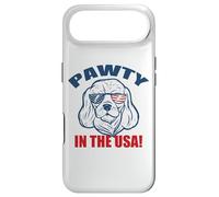 Carcasa para iPhone Air Meme de Gafas de Sol Pawty in The USA Party Basset Hound