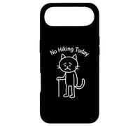Carcasa para iPhone Air Meme Divertido Gato Triste No Senderismo Hoy Excursionista Vacaciones al Aire Libre
