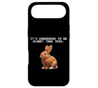 Carcasa para iPhone Air Meme Lover Video Gamer Dangerous Alone Rabbit
