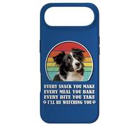 Carcasa para iPhone Air Men Women Retro Vintage Every Snack Make Border Collie Lover