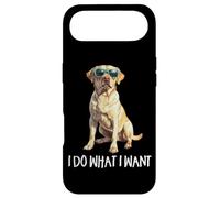 Carcasa para iPhone Air Mens Womens Funny Do What I Want Yellow Lab Dog Lover