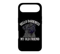 Carcasa para iPhone Air Mens Womens Funny Hello Darkness Old Friend Black Pug Lover