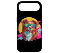 Carcasa para iPhone Air Mens Womens Kids 80s 90s Art Vintage Red Border Collie Lover