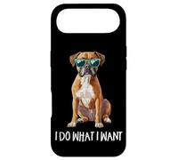 Carcasa para iPhone Air Mens Womens Kids Funny Do What I Want Boxer Dog Lover