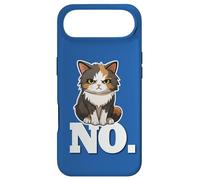 Carcasa para iPhone Air Mens Womens Kids Girls Kawaii Grumpy NO Calico Cat Lover
