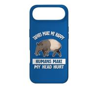 Carcasa para iPhone Air Mens Womens Kids Humans Hurt Head Tapirs Make Me Happy
