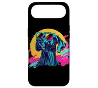 Carcasa para iPhone Air Mens Womens Moms Funny 80s Retro Vintage Black Great Dane