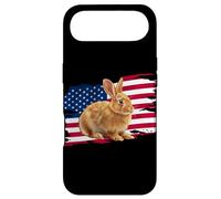 Carcasa para iPhone Air Mens Womens Patriotic USA American Flag 4th July Bunny Lover