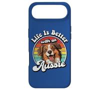 Carcasa para iPhone Air Mens Womens Retro Vintage Life Is Better Red Aussie Lover