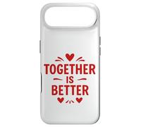 Carcasa para iPhone Air Mensaje de Amor Juntos es Mejor