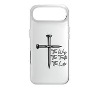Carcasa para iPhone Air Mensaje Inspirador de The Way The Truth The Life Sacrifice