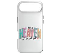 Carcasa para iPhone Air Mensaje Retro Cristiano del Cielo Cruz fe