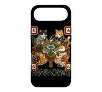 Carcasa para iPhone Air Meowjong Cat Playing Mahjong Game Juego Chino Tradicional
