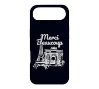 Carcasa para iPhone Air Merci Beaucoup Divertido Francés Diciendo París Amante Parisino