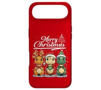 Carcasa para iPhone Air Merry Christmas T-Rex Santa Dinosaur T-Rex Dino Xmas Tree