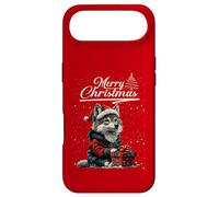 Carcasa para iPhone Air Merry Christmas Wolf Santa Hat Animal Cute Xmas Holiday