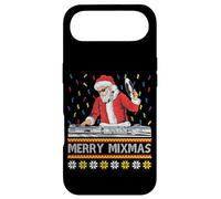 Carcasa para iPhone Air Merry Mixmas Funny Christmas DJ Santa Music Party Feo
