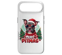 Carcasa para iPhone Air Merry Pitmas Cute Pitbull Dog Christmas Holiday