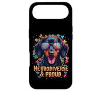 Carcasa para iPhone Air Mes de concienciación sobre el Autismo Neurodiversidad Dachshund