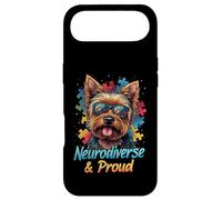 Carcasa para iPhone Air Mes de concienciación sobre el Autismo Neurodiversidad Yorkshire Terrier