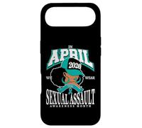 Carcasa para iPhone Air Mes de concientización sobre la agresión Sexual 2026 Abril Usamos Verde Azulado