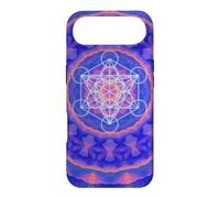 Carcasa para iPhone Air Metatron's Cube Geometría Sagrada Azul Naranja Formas Mania