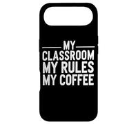 Carcasa para iPhone Air Mi Aula, mis Reglas, mi café Cita Divertida de un Profesor
