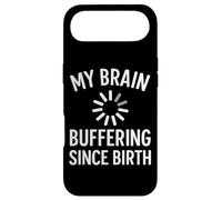 Carcasa para iPhone Air Mi Cerebro amortiguando Desde el Nacimiento Citas Divertidas de Pensamiento excesivo