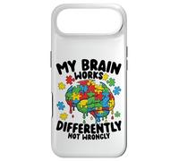 Carcasa para iPhone Air Mi Cerebro Funciona de Manera Diferente Goteo de Conciencia sobre el Autismo