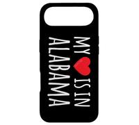 Carcasa para iPhone Air MI CORAZÓN ESTÁ EN Alabama Cute US State