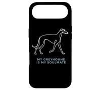 Carcasa para iPhone Air Mi Galgo es mi Alma Gemela Amante de Las Mascotas Greyhound Racing